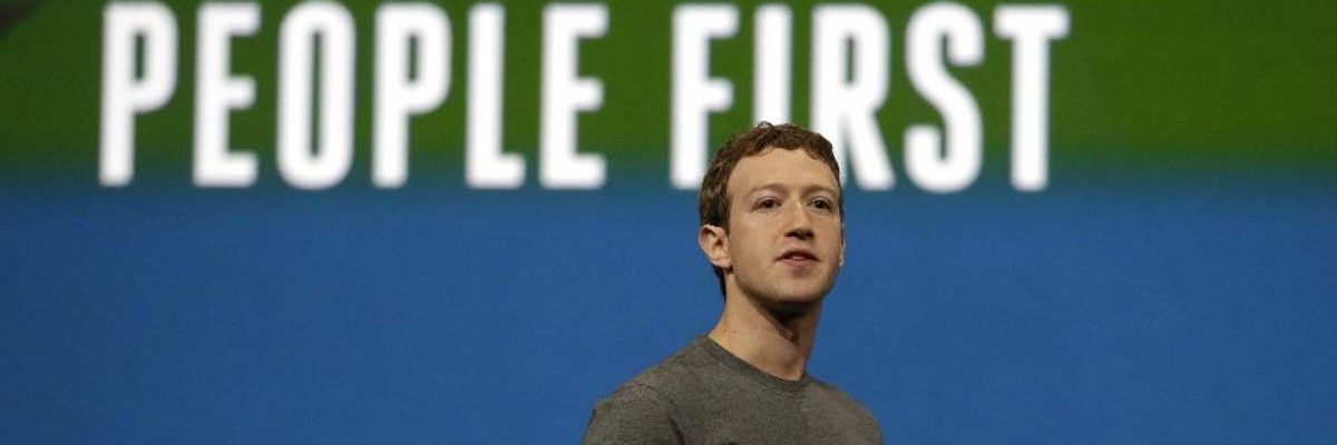 Do Not Be Impressed by Mark Zuckerberg's Phony Generosity