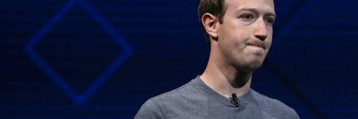 Facebook CEO Mark Zuckerberg