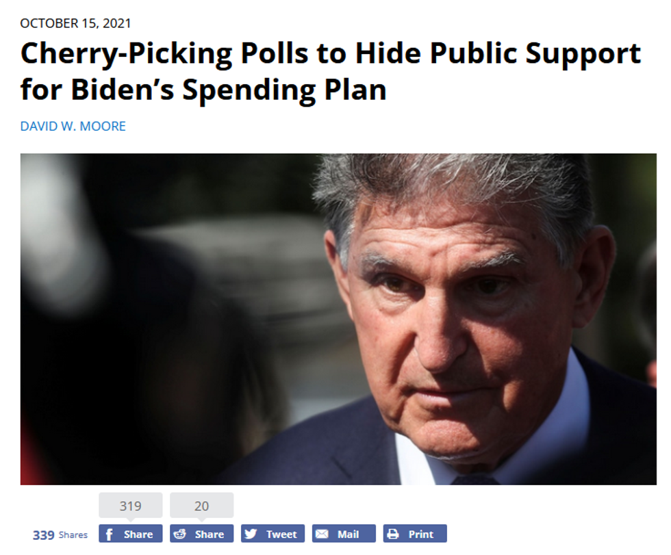 FAIR: Cherry-Picking Polls to Hide Public Support for Biden's Spending Plan