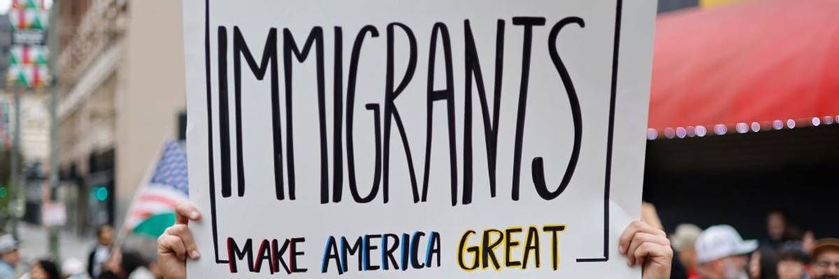 Faith Groups Hold "March For Dignity" In Los Angeles