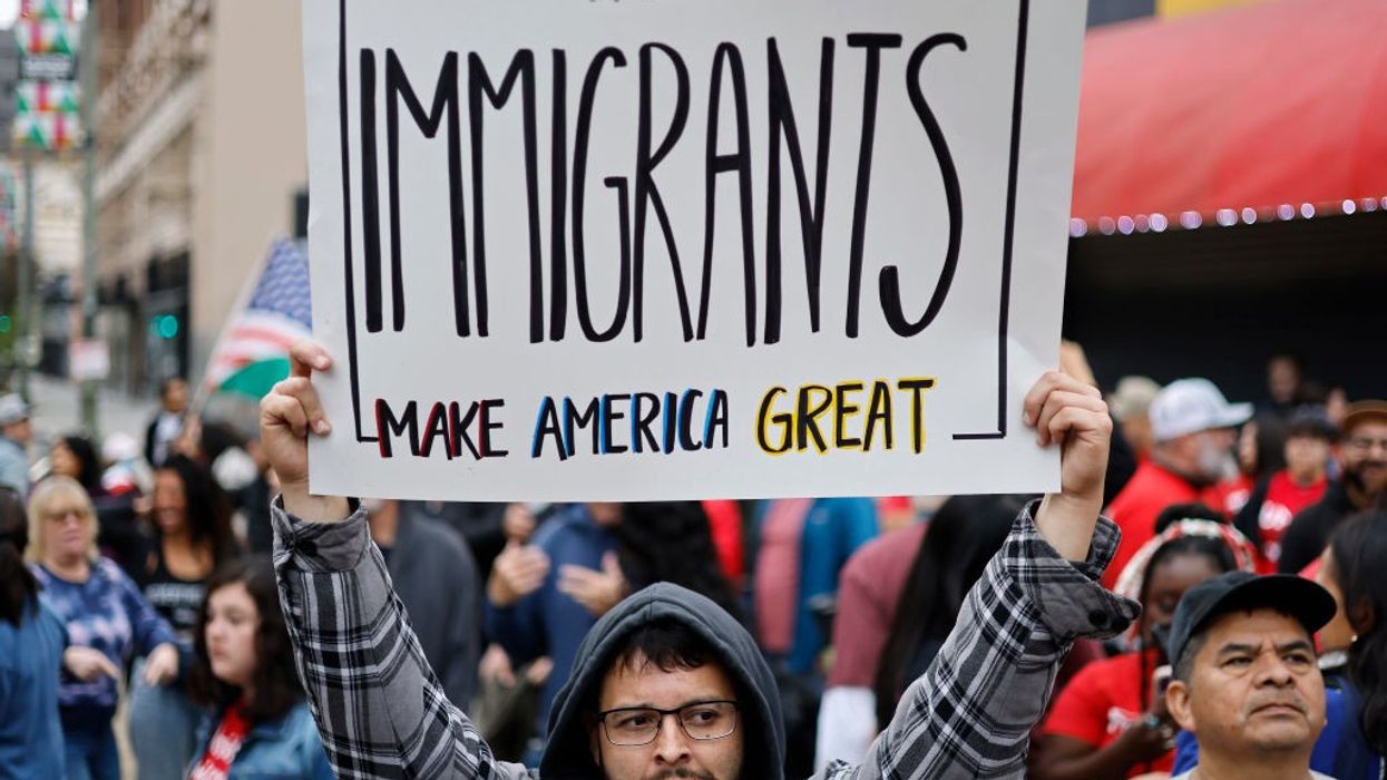 Faith Groups Hold "March For Dignity" In Los Angeles