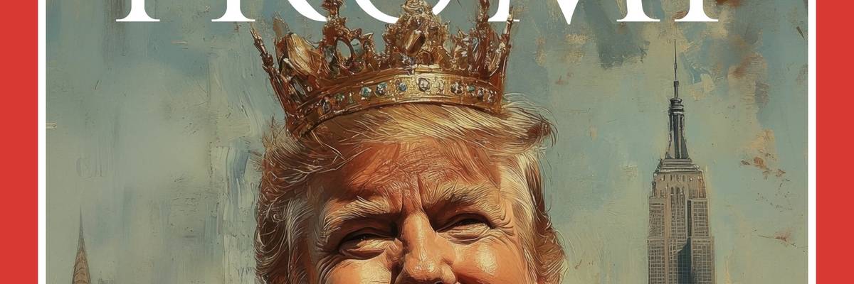 Fake Trump king Time Magazine cover