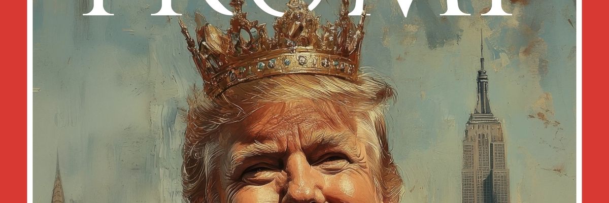 Fake Trump king Time Magazine cover
