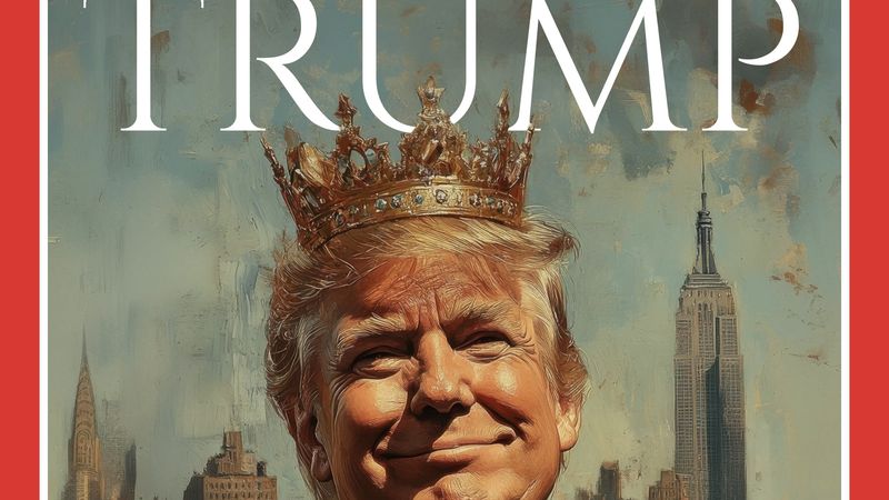 Fake Trump king Time Magazine cover