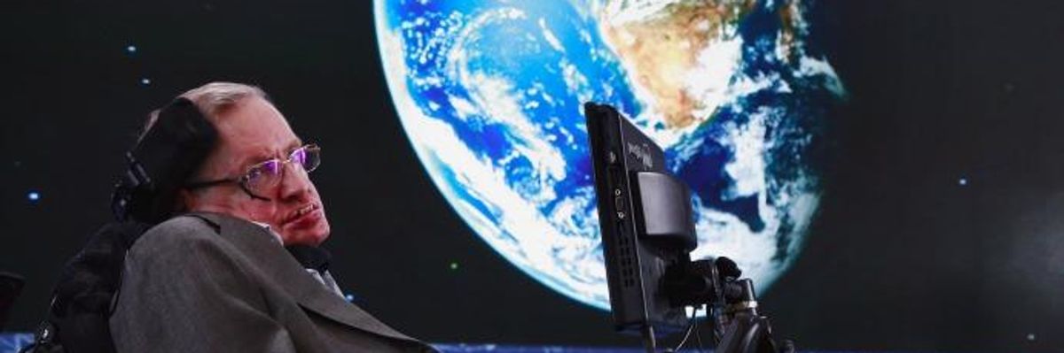 No, Stephen Hawking. Let's Save This Planet Instead of Looking for Another