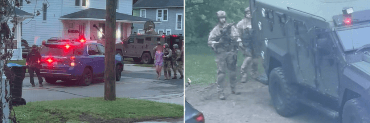FBI aid on home of pro-Palestine activists.