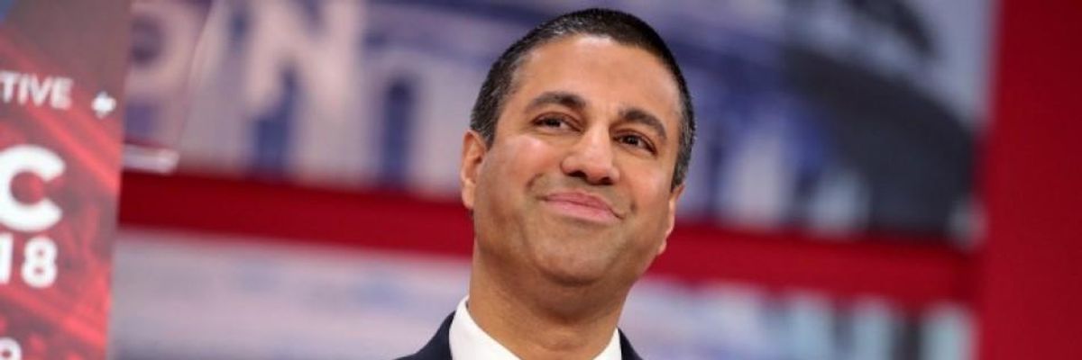 'Good Riddance': Progressives Welcome Ajit Pai's Departure From FCC as Great News