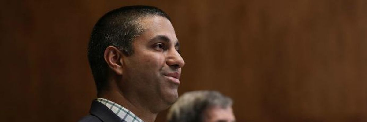 'Complete Joke': Democrats Ripped for Totally Failing to Grill FCC Chair Ajit Pai Over Net Neutrality Cyberattack Lies