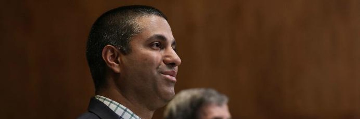 'Complete Joke': Democrats Ripped for Totally Failing to Grill FCC Chair Ajit Pai Over Net Neutrality Cyberattack Lies