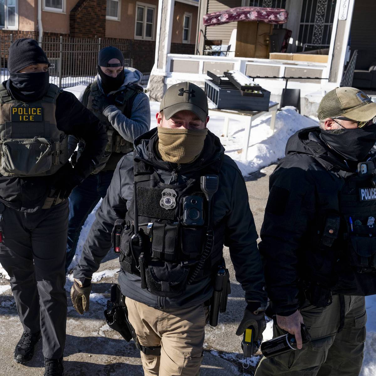 Federal Agents Descend On Minneapolis For Immigration Enforcement Operations