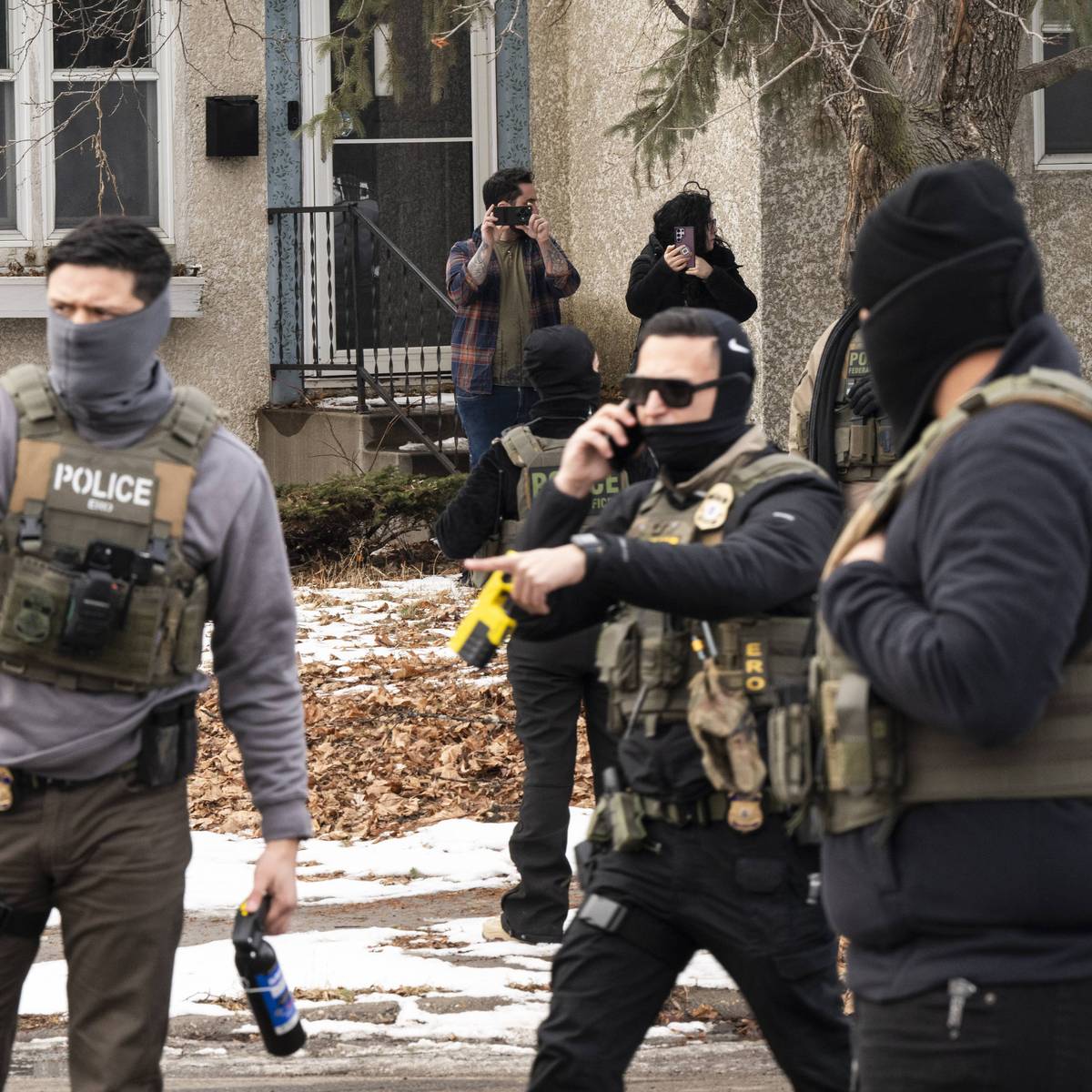 Federal Agents Descend On Minneapolis For Immigration Enforcement Operations
