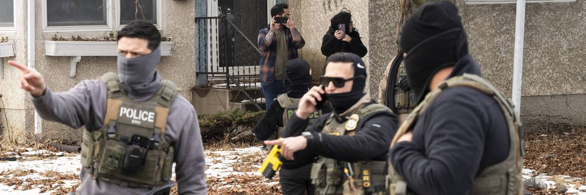 Federal Agents Descend On Minneapolis For Immigration Enforcement Operations