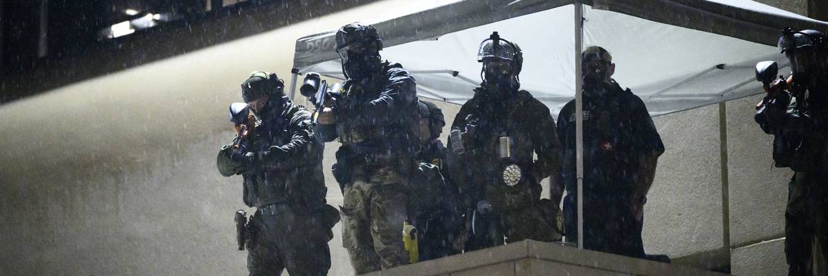 Federal agents target protesters Federal agents target protesters