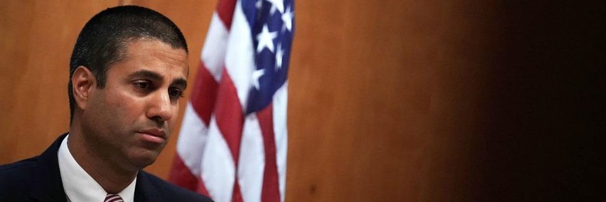 A 'Complete Fabrication': FCC Chair Ajit Pai Finally Admits Claim of Attack on Net Neutrality Comment System Was Total BS