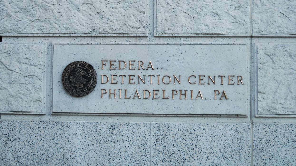 Federal Detention Center in Philly.