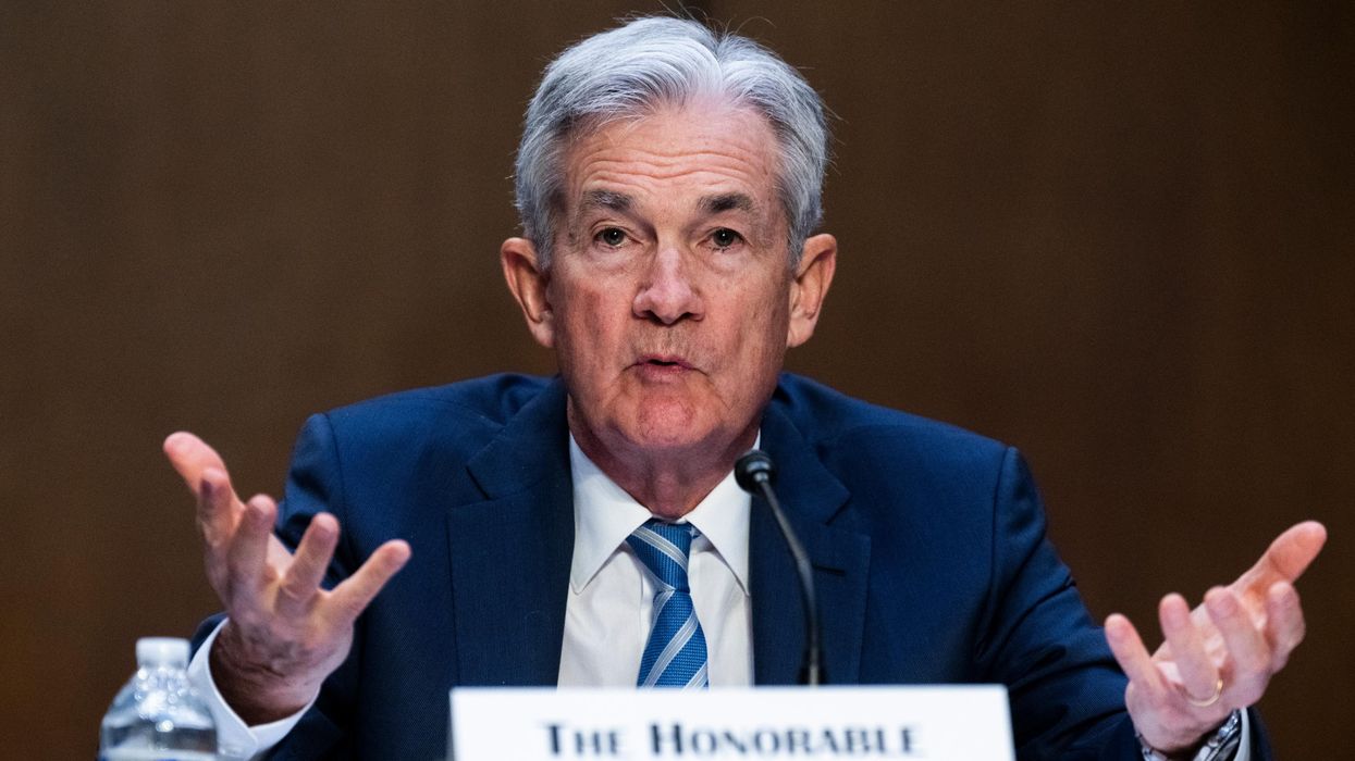 Federal Reserve Chair Jerome Powell speaks to Congress