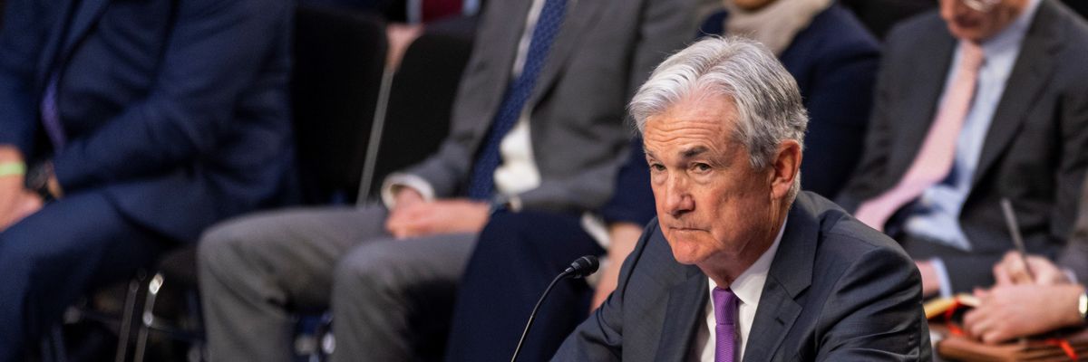 Federal Reserve Chair Jerome Powell testifies at a Senate hearing