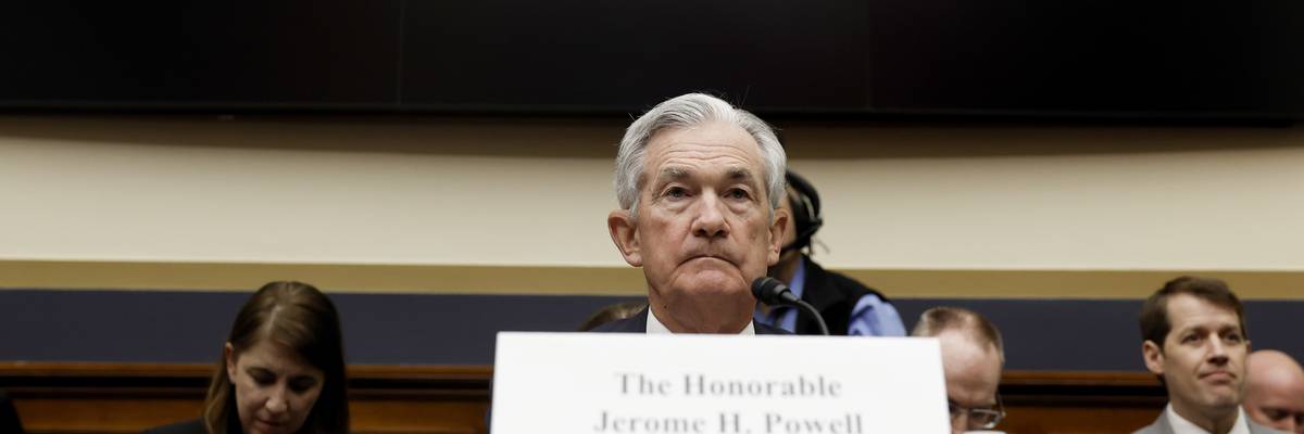 Federal Reserve Chair Jerome Powell testifies before the House Committee on Financial Services on Capitol Hill