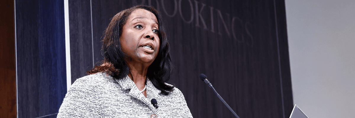 Federal Reserve Gov. Lisa Cook speaks