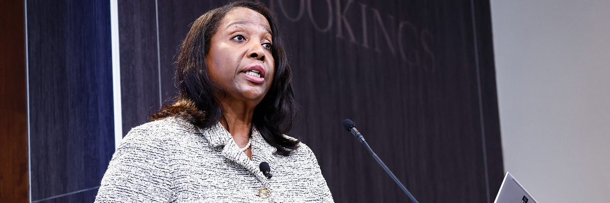 Federal Reserve Gov. Lisa Cook speaks