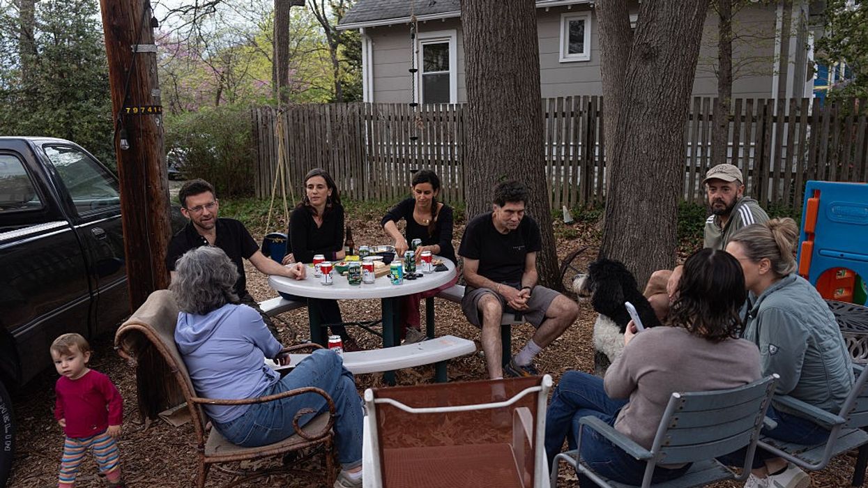 Federal workers fired by DOGE sitting around and drinking beer