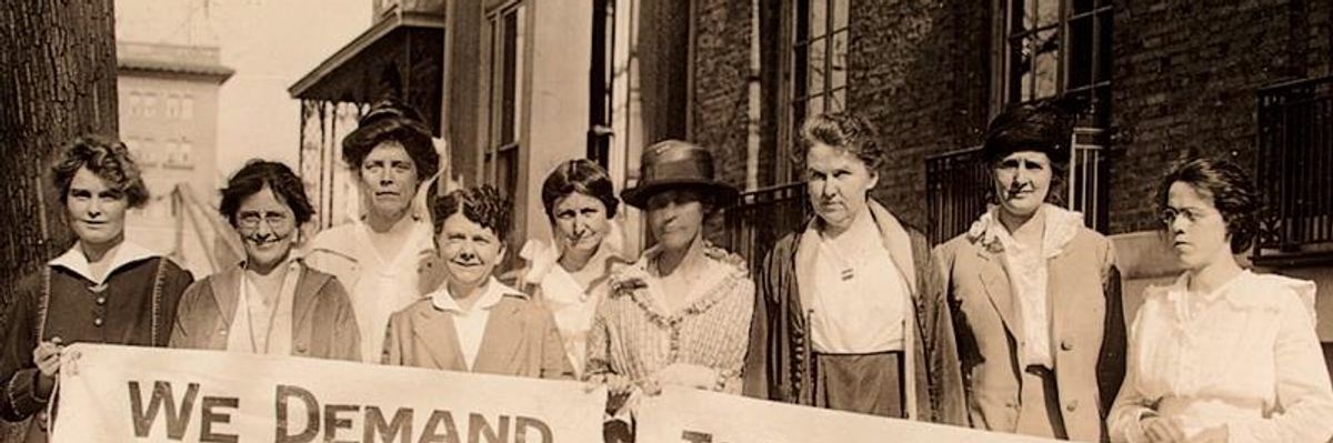 For Anti-Trump Protesters: Lessons From the First White House Protests--For Women's Suffrage--100 Years Ago