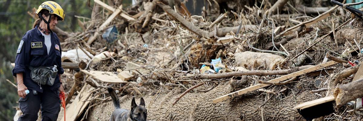 FEMA search-and-rescue worker.