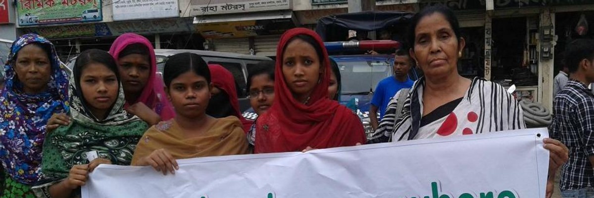 Women Around the World Rise Up to Remember Rana Plaza
