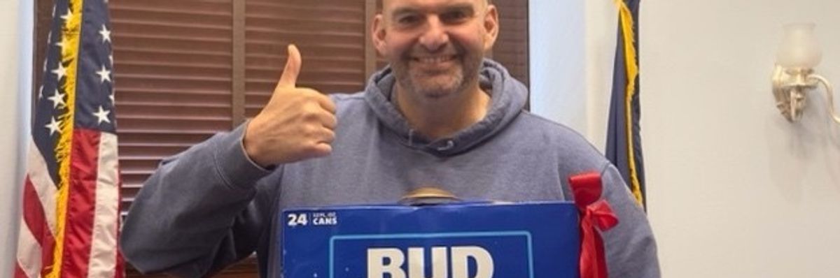 Fetterman and Bud Light