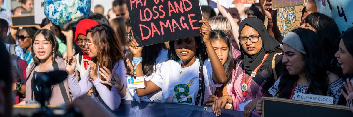 FFF protest at COP27