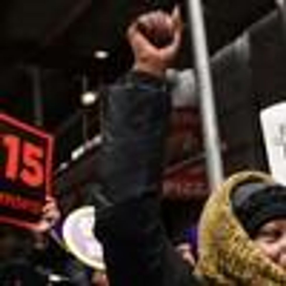 Fight for $15 protest in New York City