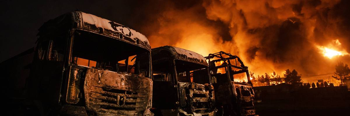 Fire breaks out in Shahran oil depot following US and Israeli attacks in Tehran