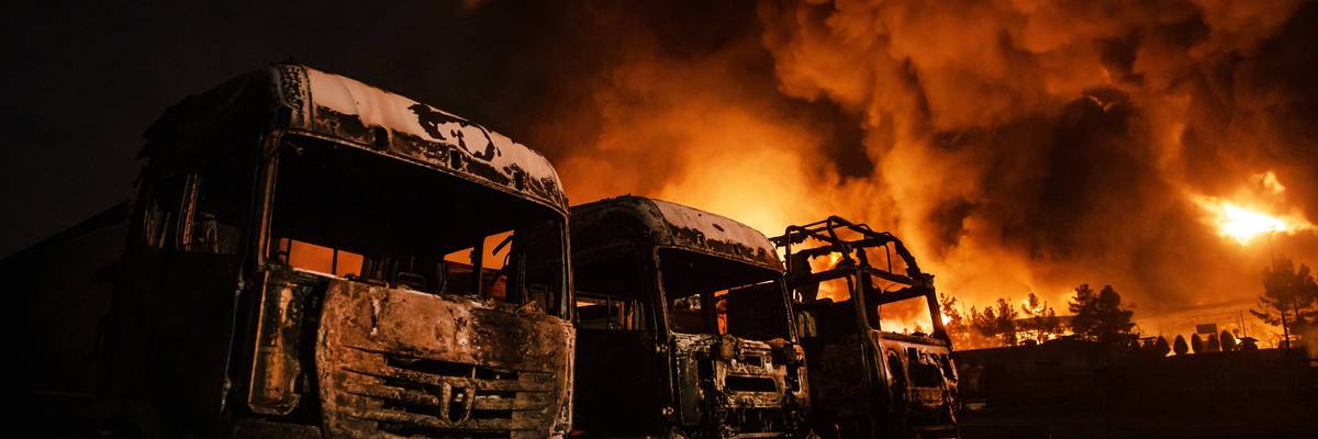 Fire breaks out in Shahran oil depot following US and Israeli attacks in Tehran