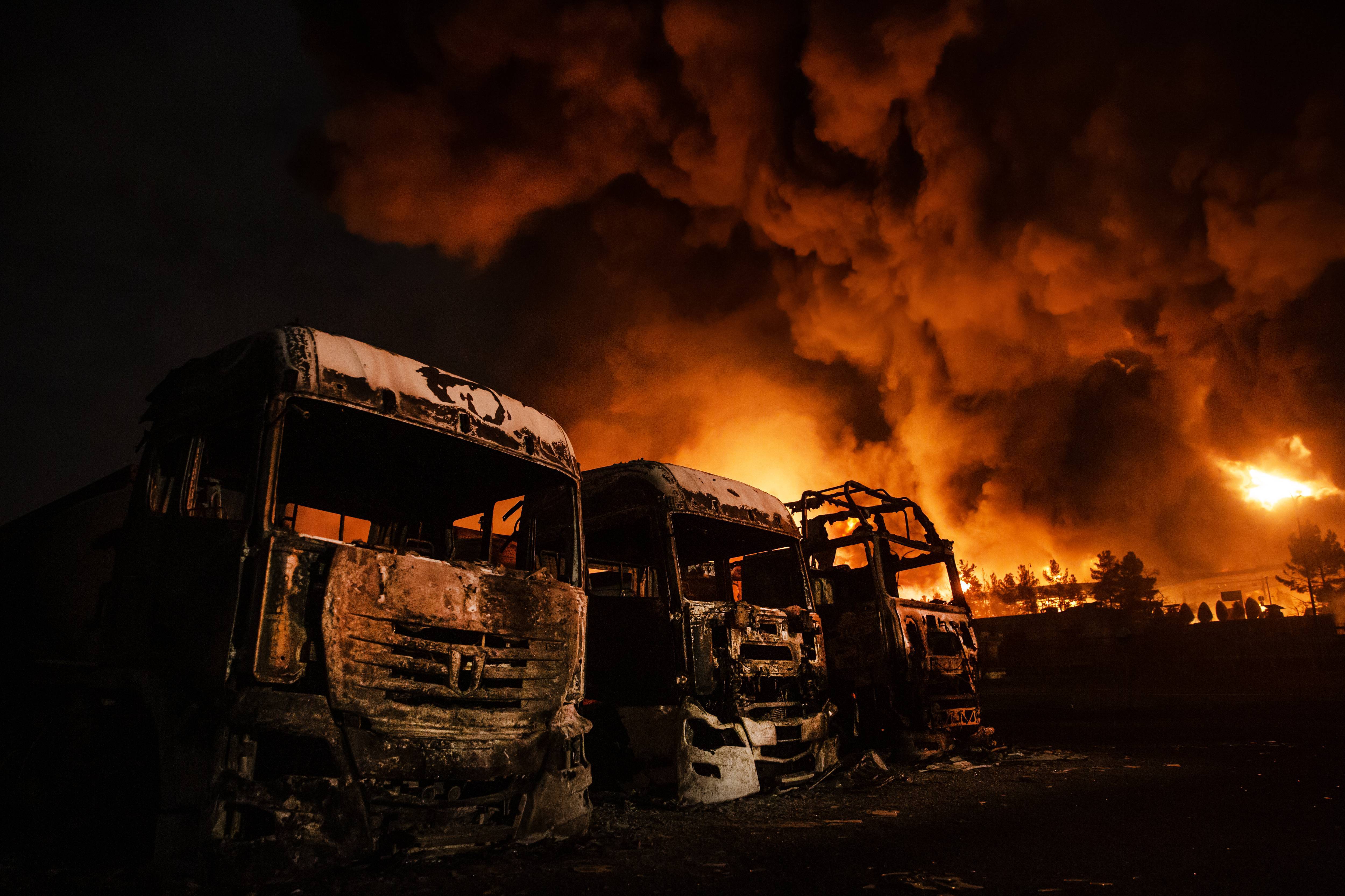 Fire breaks out in Shahran oil depot following US and Israeli attacks in Tehran