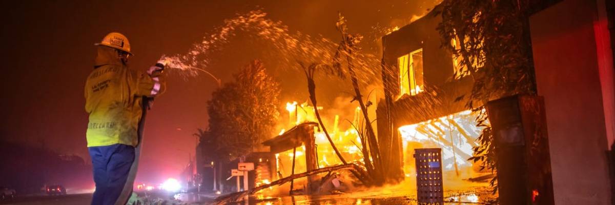 Firefighter in Los Angeles