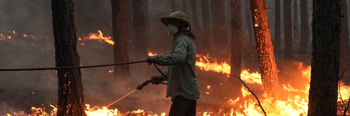 Firefighting efforts continue in Aydin's Cine