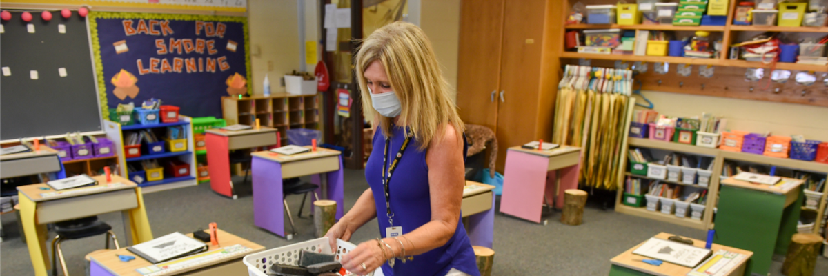 Teacher Deaths and College-Town Outbreaks Deepen Concern Over Covid-19 Risks Stirred by School Reopenings