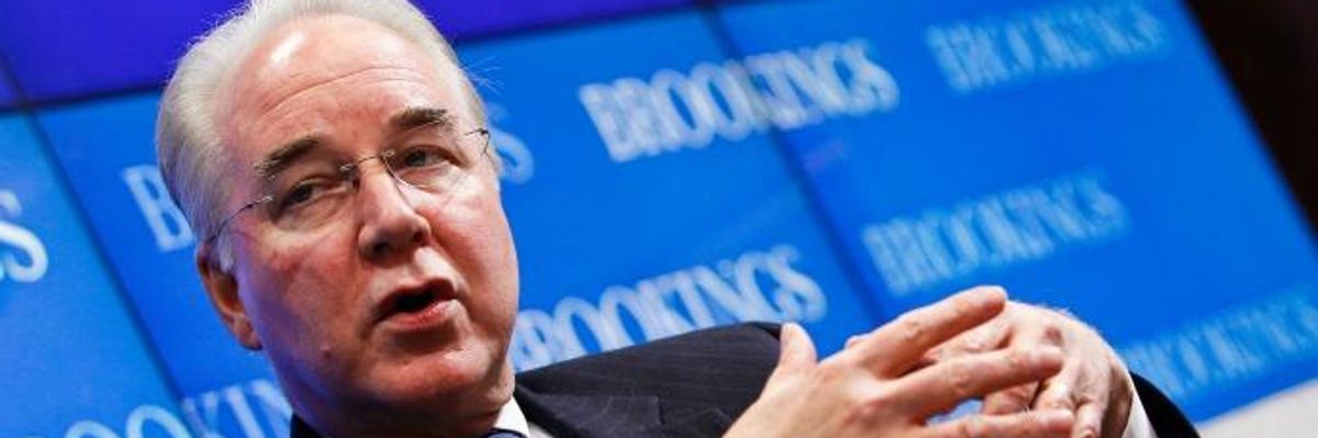 Trump Health Secretary Thinks Medicaid Is Wasteful, But Not Lavish Private Flights