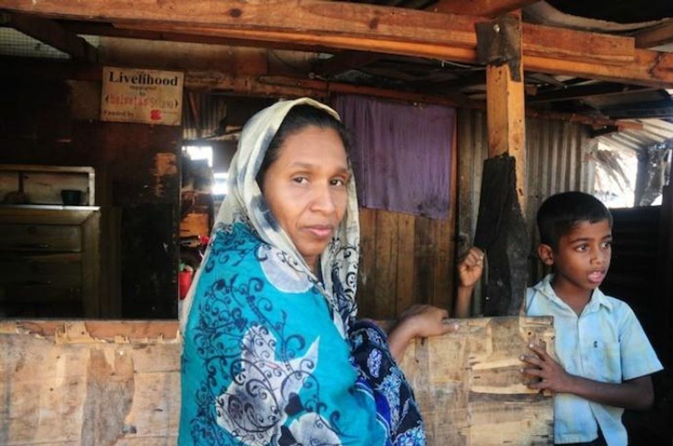 Five years after the tsunami, several hundred people were still living in temporary shelters meant to last for just one year in the eastern city of Kalmunai, where a lack of access to land proved a major hurdle to rehabilitation of victims. (Photo: Amantha Perera/IPS)
