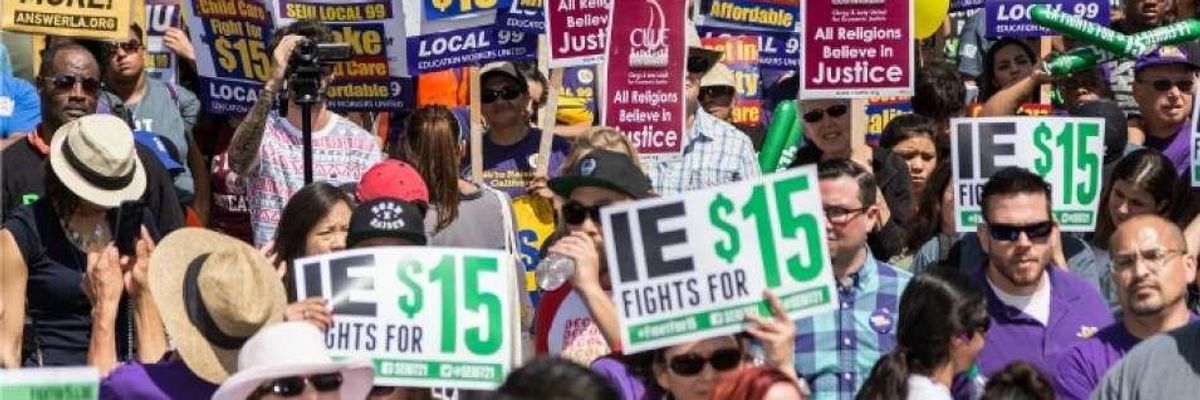 With Minimum Wage Victory in Reach, the  Union Part Is Next
