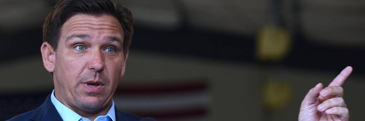 Florida Gov. Ron DeSantis speaks at an event