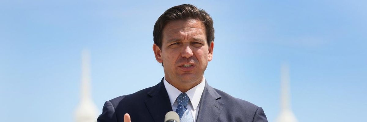 DeSantis Signs 'Outrageous and Blatantly Unconstitutional' Anti-Protest Bill Into Law