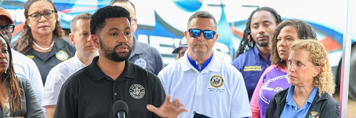 Florida Lawmakers Tour Trump Administration's "Alligator Alcatraz"