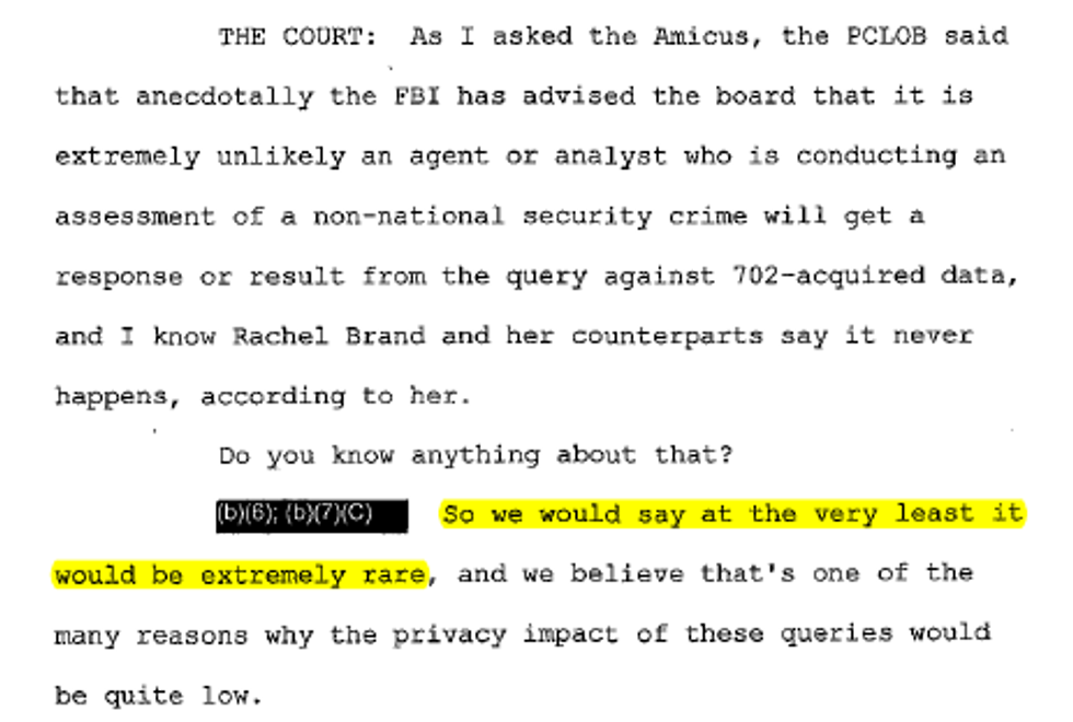 FOIA document screenshot