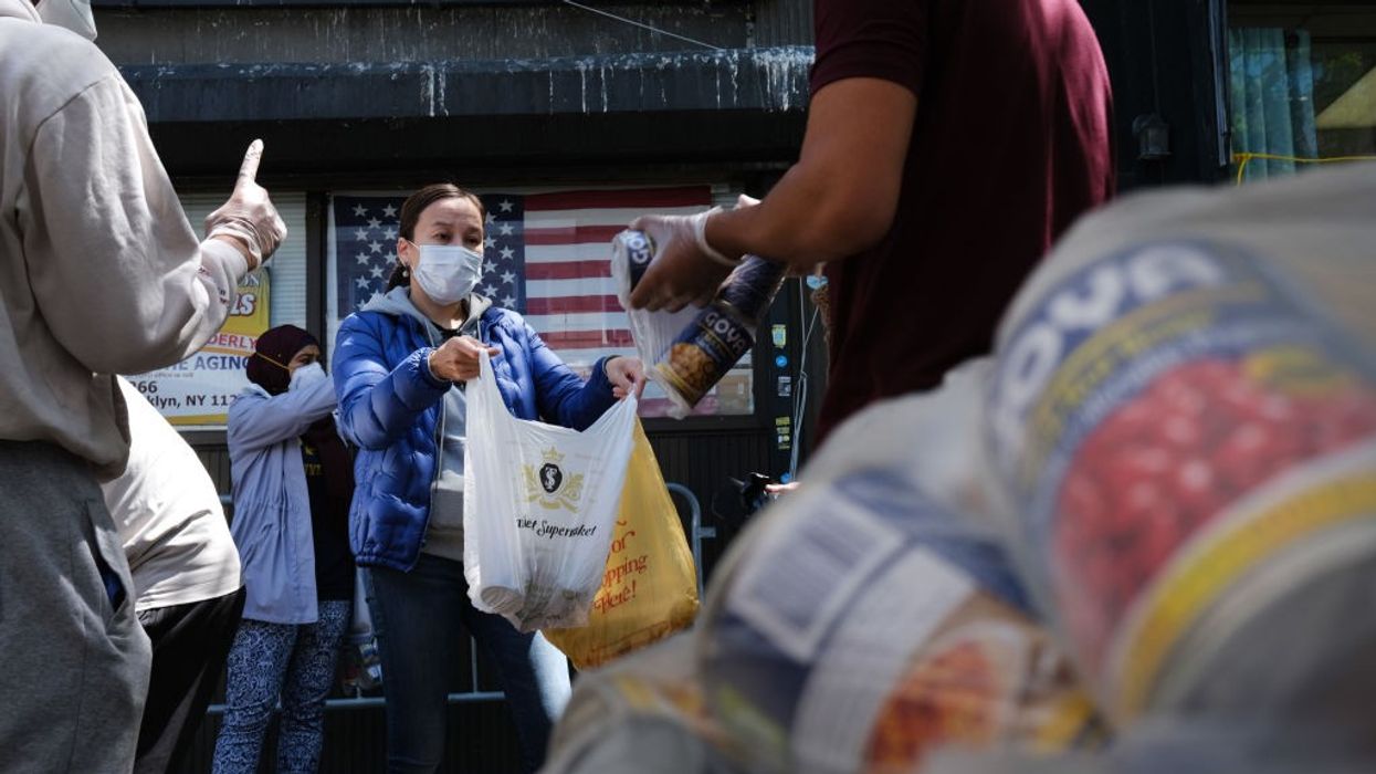 Food bank during Covid-19 pandemic