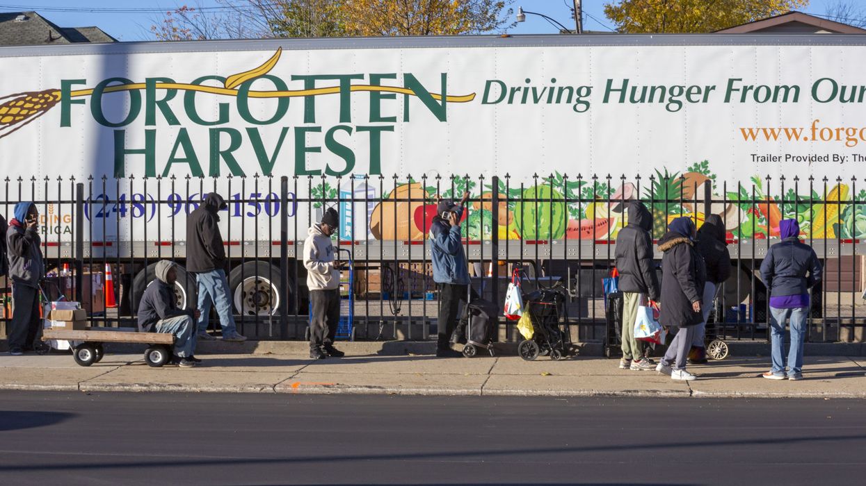 Food Distribution at Detroit Food Pantry