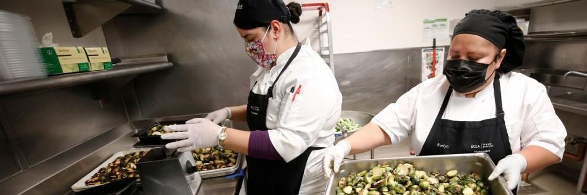 Food service workers.