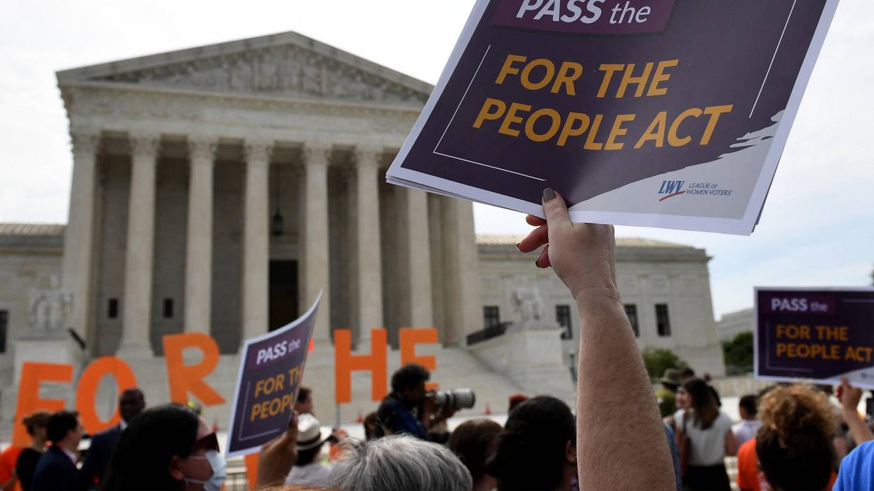 For the People Act rally