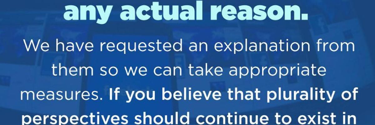 'Deeply Disturbing': For Second Time This Year, Facebook Suspends Left-Leaning teleSUR English Without Explanation