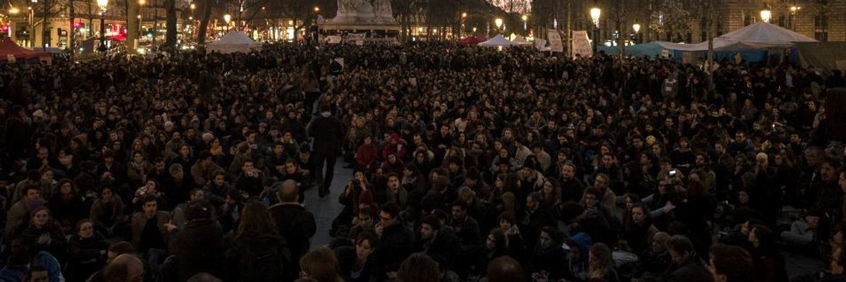 'Up All Night' Protests Sweep France as 100,000 Join Pro-Democracy Movement